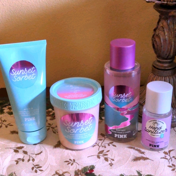PINK Victoria's Secret Other - ✨VS Pink Sunset Sorbet beauty bundle NWT✨